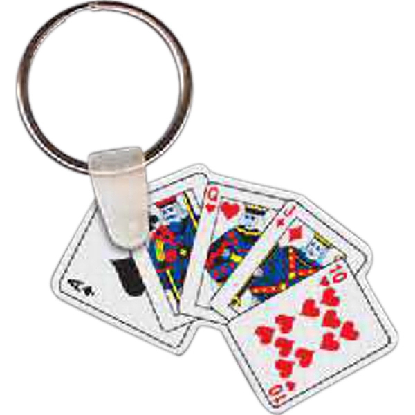 Playing cards shaped key tag, 2.07" x 1.5".... from ASI 56100 Gemini Ind Inc / Gemini Line™