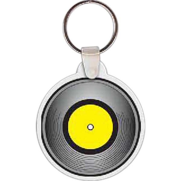 Full-color record shaped key tag, 2.06" x 2.33"... from ASI 56100 Gemini Ind Inc / Gemini Line™