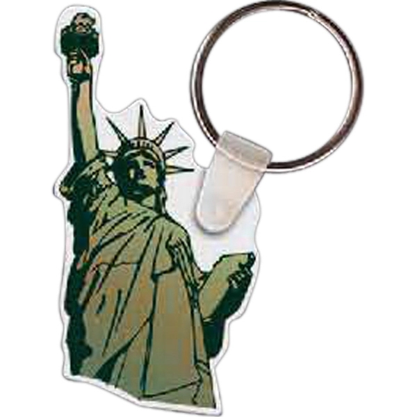 Full color Statue of Liberty shaped key tag, 1.27" x 2.5"... from ASI 56100 Gemini Ind Inc / Gemini Line™