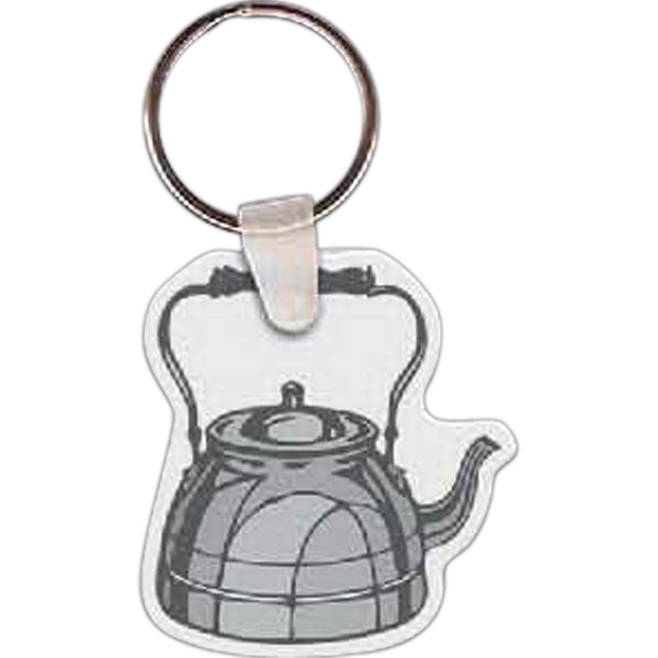 Full color tea kettle shape key tag, 1.7" x 1.85".... from ASI 56100 Gemini Ind Inc / Gemini Line™