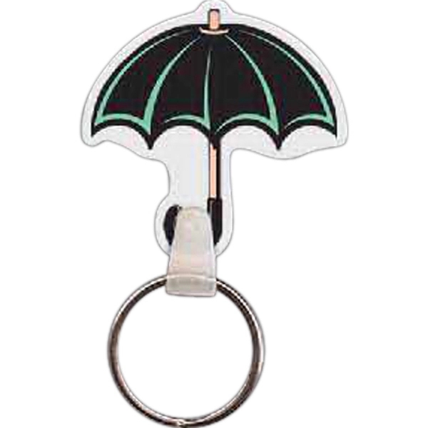 Full color umbrella shape key tag, 1.81" x  1.8".... from ASI 56100 Gemini Ind Inc / Gemini Line™