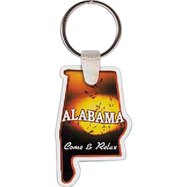 Alabama shaped key tag that measures 1.34" x 2.16"... from ASI 56100 Gemini Ind Inc / Gemini Line™