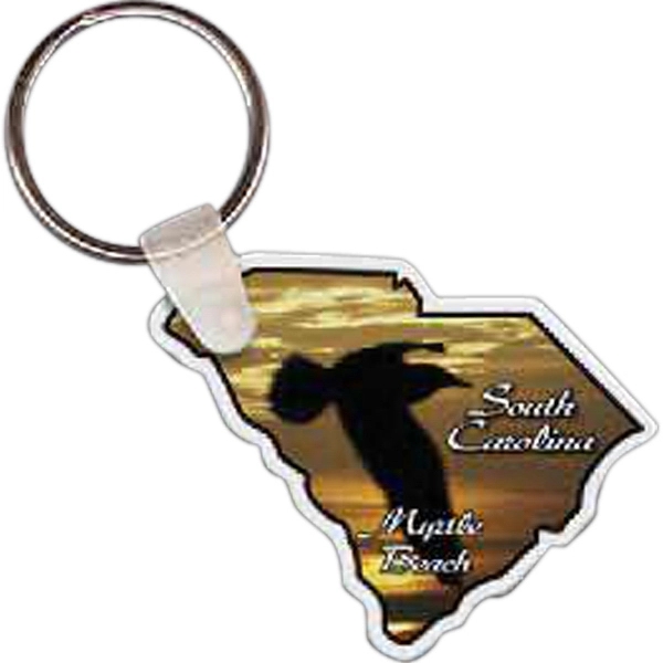 South Carolina shaped key tag that measures 2.05" x 1.64"... from ASI 56100 Gemini Ind Inc / Gemini Line™