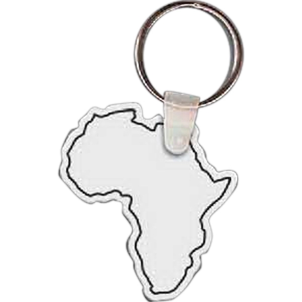 Africa-shape key tag, 1.24" x 1.93".... from ASI 56100 Gemini Ind Inc / Gemini Line™