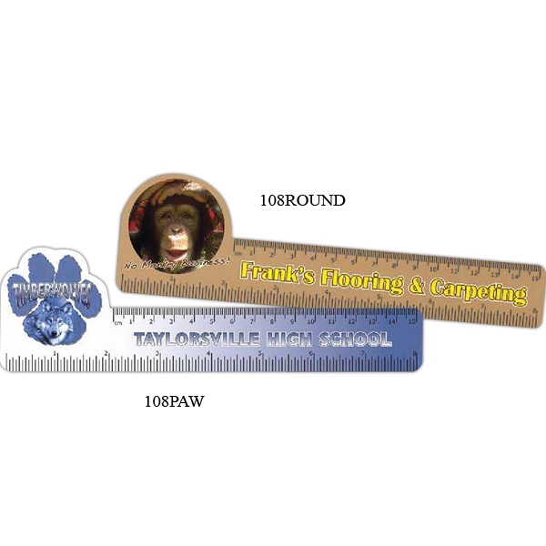 Round shaped bookmark and 8" ruler.... from ASI 56100 Gemini Ind Inc / Gemini Line™