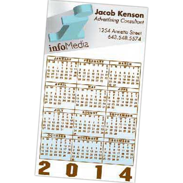 Magnet that features a calendar and is available in multiple sizes.... from ASI 56100 Gemini Ind Inc / Magnet Monkey