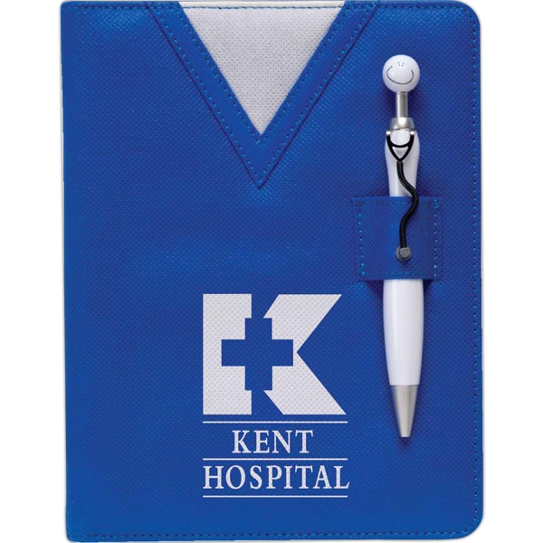 Swanky - Blue -  Scrubs notebook with stethoscope pen.... from ASI 78825 ZZ OLD/Drop - Points Of Light Inc / Points of Light
