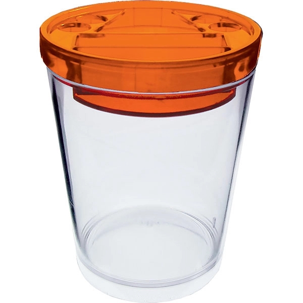 12 oz. Size Desk Caddy holds scissors, pens, pencils, bands, sticky... from ASI 61952 Howw Mfg Co Inc / Howw USA