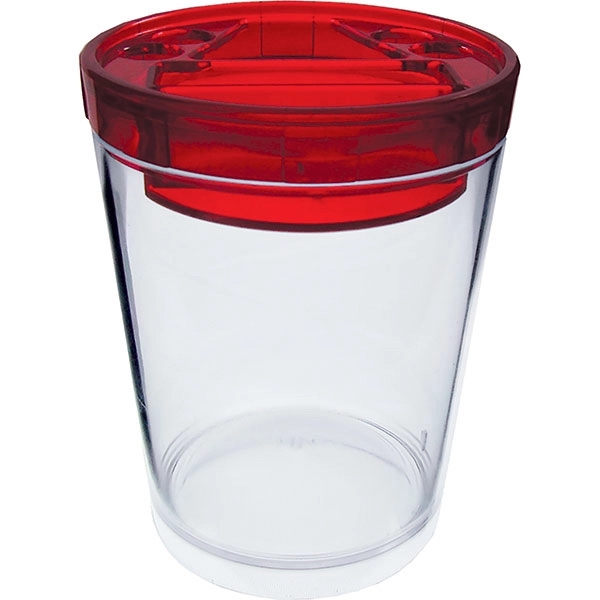 12 oz. Size Desk Caddy holds scissors, pens, pencils, bands, sticky... from ASI 61952 Howw Mfg Co Inc / Howw USA