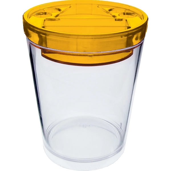 12 oz. Size Desk Caddy holds scissors, pens, pencils, bands, sticky... from ASI 61952 Howw Mfg Co Inc / Howw USA