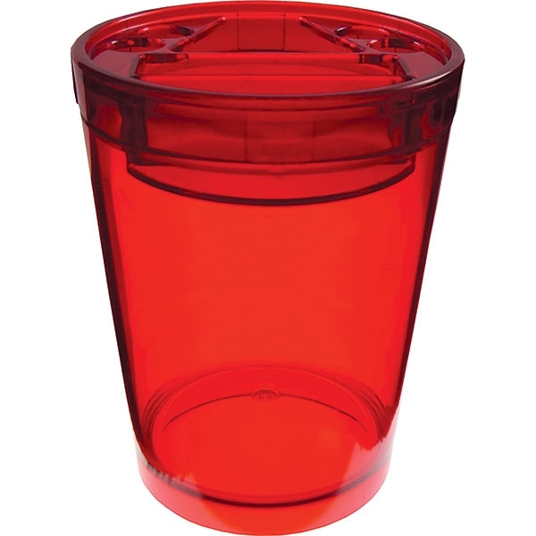 12 oz. Size Desk Caddy holds scissors, pens, pencils, bands, sticky... from ASI 61952 Howw Mfg Co Inc / Howw USA