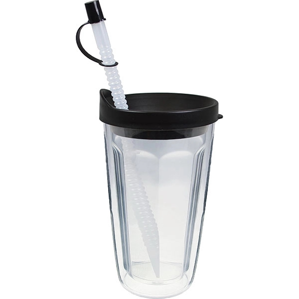 USA Made Thermal Plastic Double Wall Insulated Tumbler, lifetime guarantee in... from ASI 61952 Howw Mfg Co Inc / Howw USA