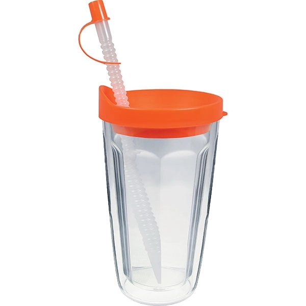 USA Made Thermal Plastic Double Wall Insulated Tumbler, lifetime guarantee in... from ASI 61952 Howw Mfg Co Inc / Howw USA