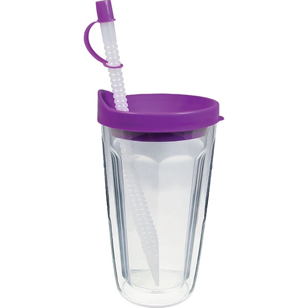 USA Made Thermal Plastic Double Wall Insulated Tumbler, lifetime guarantee in... from ASI 61952 Howw Mfg Co Inc / Howw USA