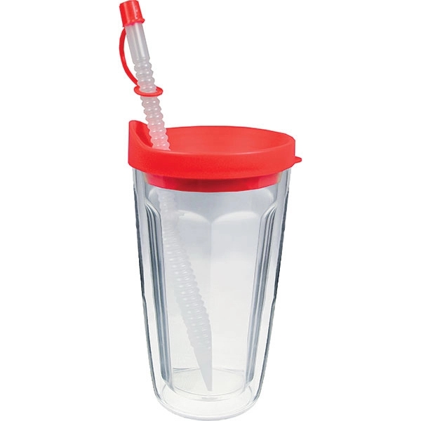 USA Made Thermal Plastic Double Wall Insulated Tumbler, lifetime guarantee in... from ASI 61952 Howw Mfg Co Inc / Howw USA