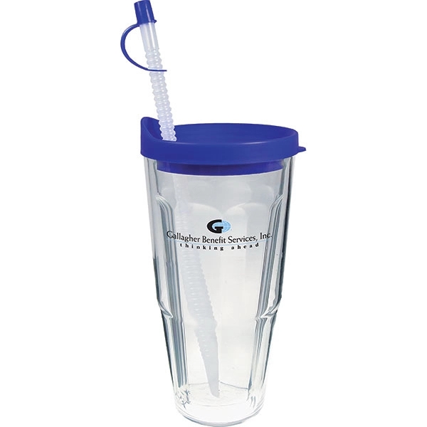 USA Made Thermal Plastic Double Wall Insulated Tumbler, lifetime guarantee in... from ASI 61952 Howw Mfg Co Inc / Howw USA