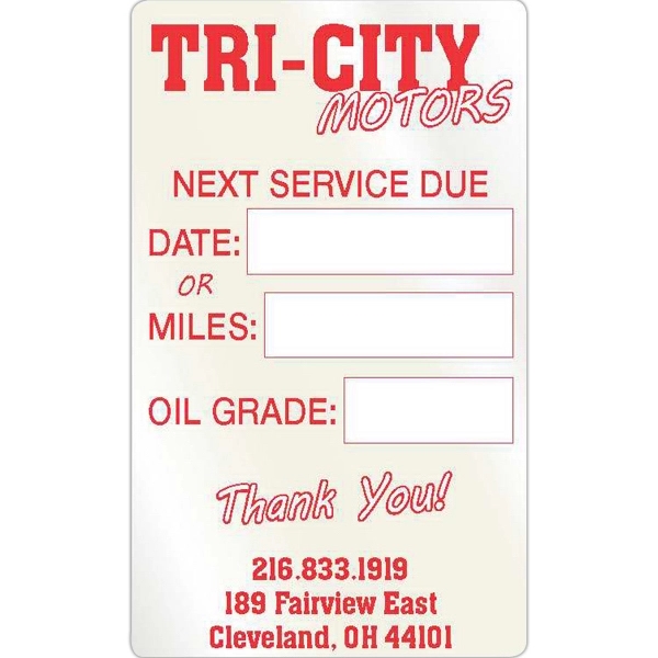 Rectangle label.... from ASI 66040 Label Works