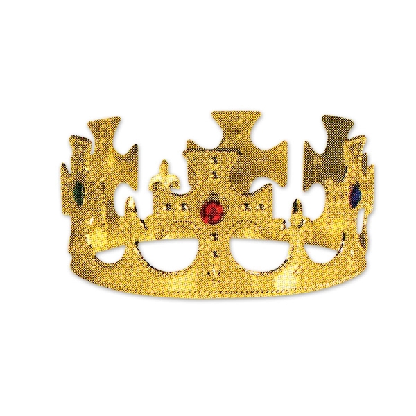 Adjustable King's crown with gold, green and red coloring. Blank.... from ASI 98360 WOWLine / WOWLine®