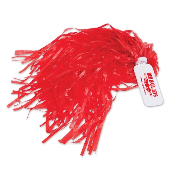 15" plastic pom-poms with customizable plastic handle.... from ASI 98360 WOWLine / WOWLine®