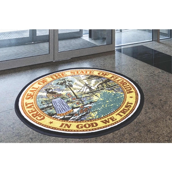 High definition carpeted indoor mat in custom shape.... from ASI 67849 Logo Mats, LLC / Logo Mats USA