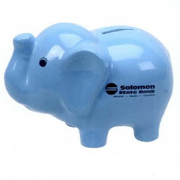 Ceramic elephant bank.... from ASI 90479 ZZ DROPPED -TJ Promotions Corp / Fargo Line