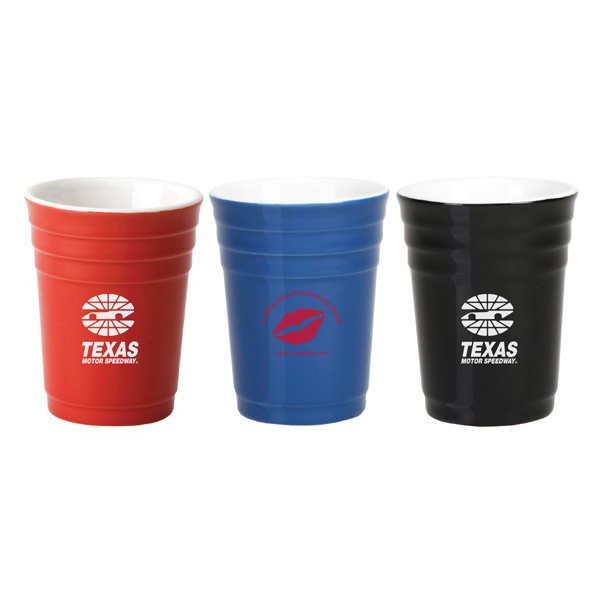 10 oz. Ceramic Party Cup... from ASI 57655 STOPNGO Line / STOPNGO
