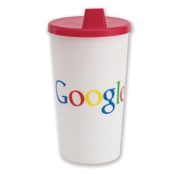 Goose bumps surface 12 oz. tumbler with lid that snaps on.... from ASI 88310 Southeast Plastics / SE Line/SE Little Line