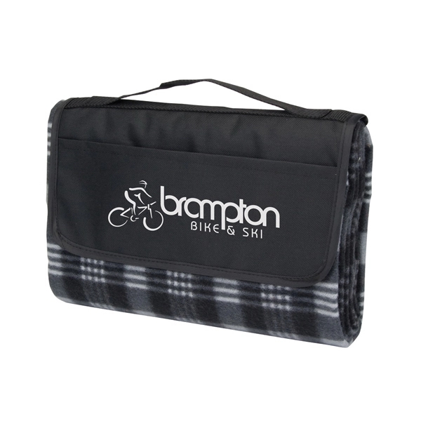 50" x 52" 100% polyester 160 GSM fleece blanket with fold... from ASI 88060 Snugz/USA Inc / Sweda®