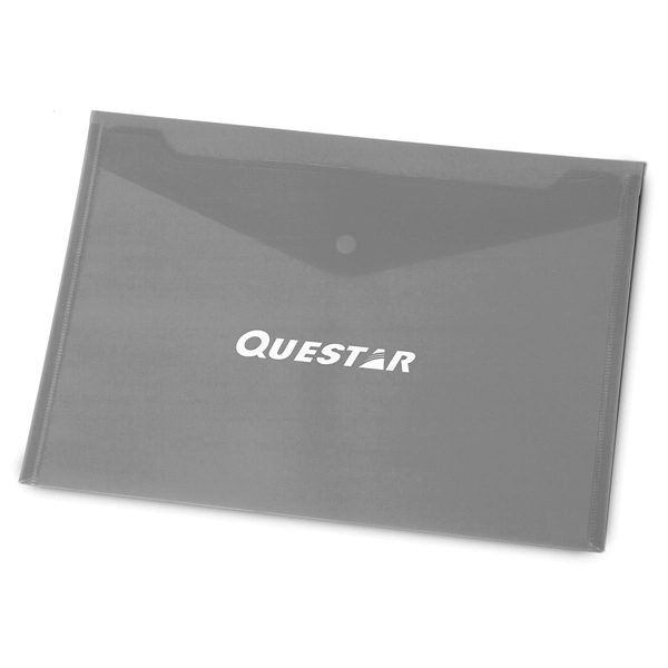 13 1/8" x 9 3/8" translucent, letter-sized envelope with a snap... from ASI 88060 Snugz/USA Inc / Sweda®