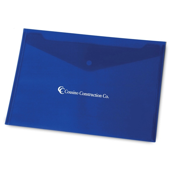 13 1/8" x 9 3/8" translucent, letter-sized envelope with a snap... from ASI 88060 Snugz/USA Inc / Sweda®