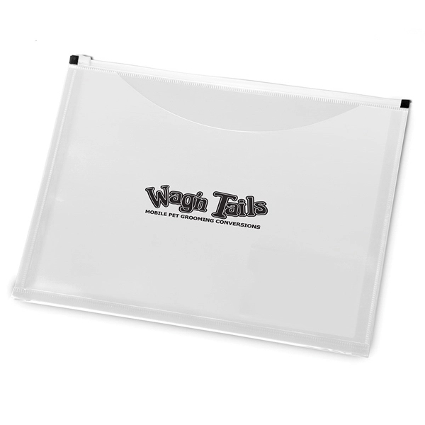 13" x 9 11/16" portfolio with a full clear pocket, business... from ASI 88060 Snugz/USA Inc / Sweda®