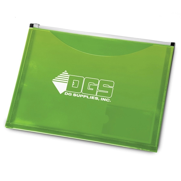 13" x 9 11/16" portfolio with a full clear pocket, business... from ASI 88060 Snugz/USA Inc / Sweda®
