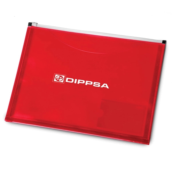 13" x 9 11/16" portfolio with a full clear pocket, business... from ASI 88060 Snugz/USA Inc / Sweda®