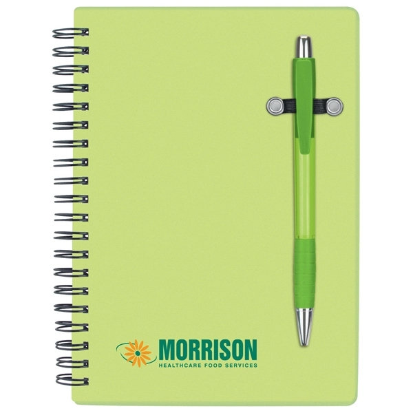 5" x 7" notebook set with translucent color design cover and... from ASI 88060 Snugz/USA Inc / Sweda®