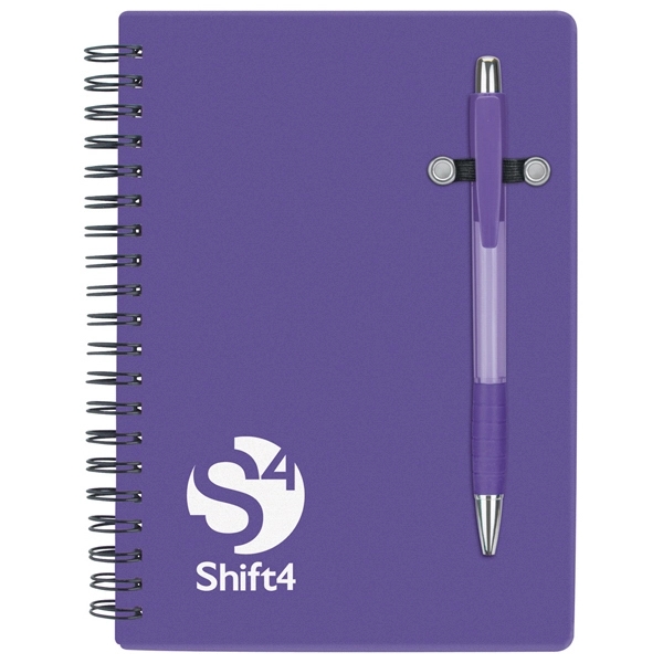 5" x 7" notebook set with translucent color design cover and... from ASI 88060 Snugz/USA Inc / Sweda®