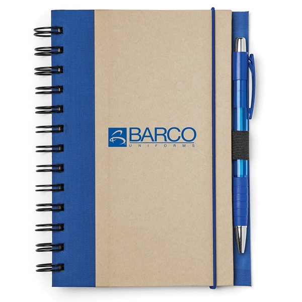5" x 7" spiral-bound notebook with 80 lined sheets, color accents... from ASI 88060 Snugz/USA Inc / Sweda®