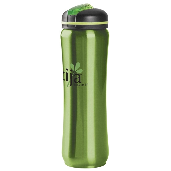 28 oz. BPA free stainless steel water bottle with slim contour... from ASI 88060 Snugz/USA Inc / Sweda®