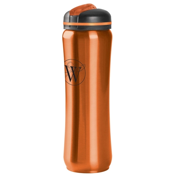 28 oz. BPA free stainless steel water bottle with slim contour... from ASI 88060 Snugz/USA Inc / Sweda®