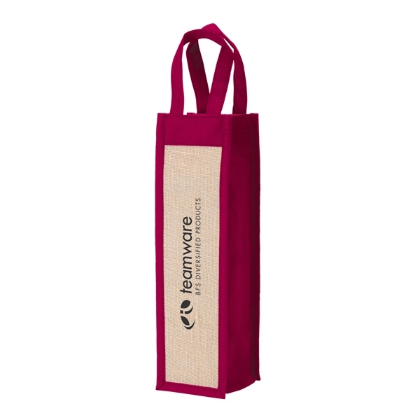 4" x 14" x 4" wine tote made of nonwoven polypropylene... from ASI 88060 Snugz/USA Inc / Sweda®