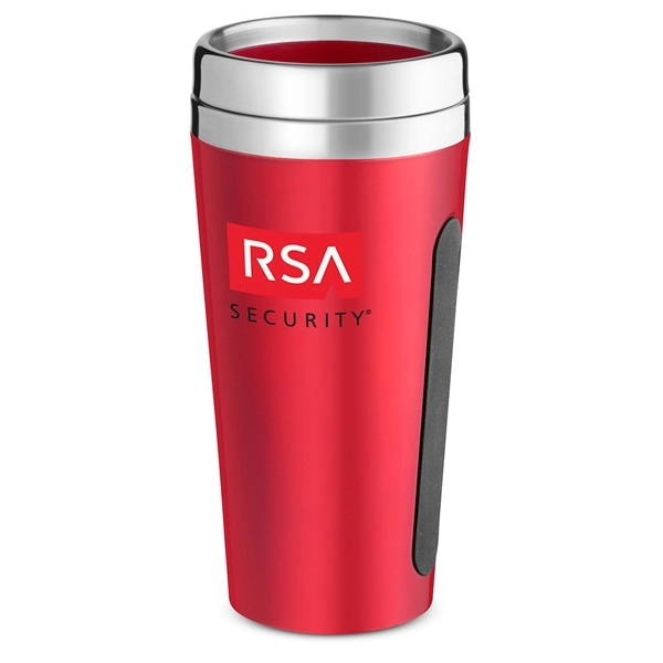15 oz. BPA free stainless steel tumbler with metallic color, double-wall... from ASI 88060 Snugz/USA Inc / Sweda®