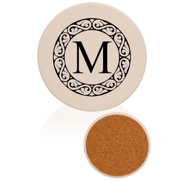 Round ceramic coaster, 4 in.... from ASI 39552 BEL Promo