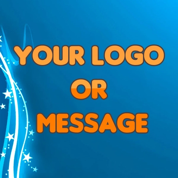 7' x 7' advertising banner made of vinyl; designed for indoor... from ASI 30442 Above & Beyond Advertising Products