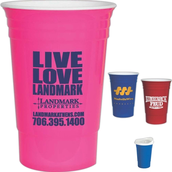 Double wall insulated cup for hot or cold beverages.... from ASI 92868 US Poly Enterprise Inc / The Poly Line
