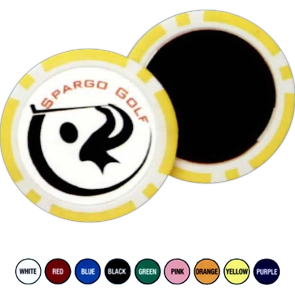 Full color deluxe inlay magnetic poker chip.... from ASI 63500 Jomar Industries Inc / Poker Chip