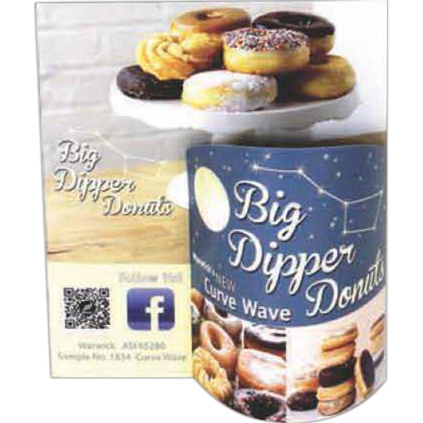 Curve wave 3D table tent.... from ASI 95280 Warwick Publishing Co