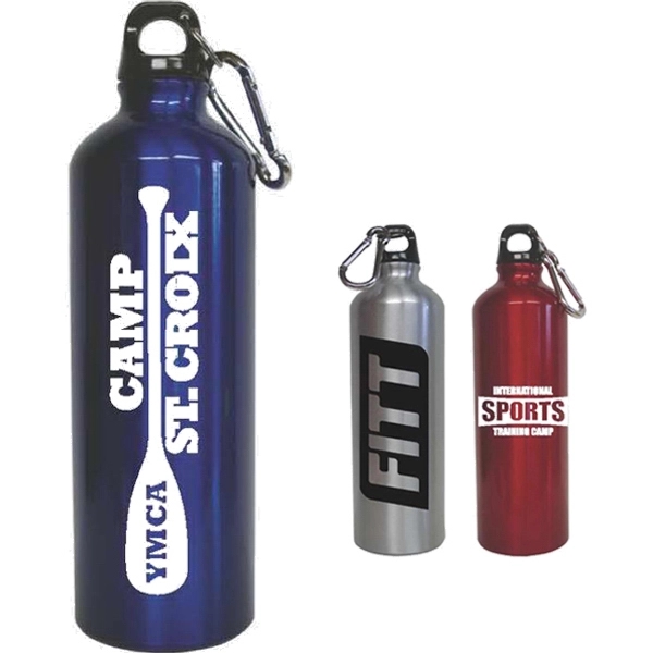 25 oz. Trek aluminum sports bottle with 100% Spill proof lid... from ASI 74245 Nordic Co Inc / Nordic Nordic Promos