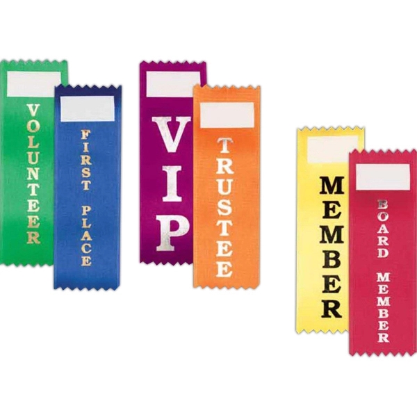 Vertical stock ribbon that comes standard with double-faced tape on front.... from ASI 66390 LarLu