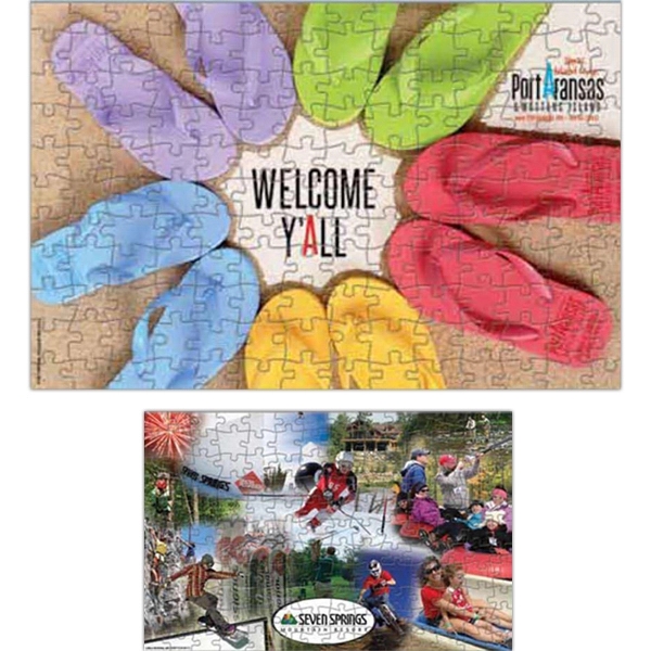 150-piece rectangular jigsaw puzzle measuring 11" x 17" with an approx.... from ASI 66390 LarLu