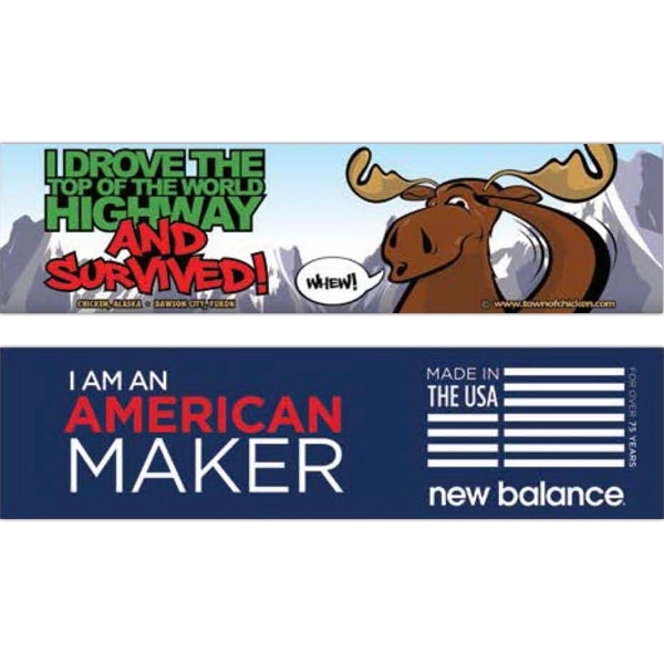 2.75" x 15" decal made of 3.5 millimeter thick white vinyl... from ASI 66390 LarLu