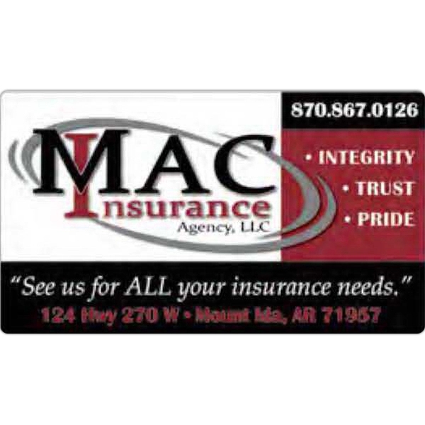 Rectangle shaped small car magnet that's 34 mil thick and measuring... from ASI 66390 LarLu